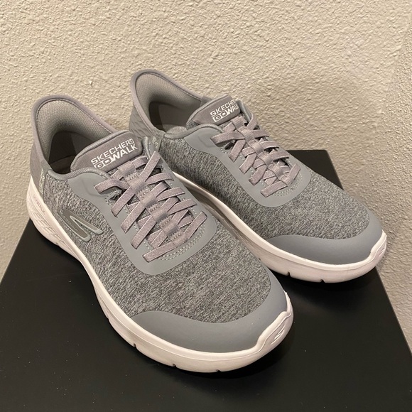 WORN TWICE Skechers Slip-Ins Go Walk Flex “Dacey” ladies’ sneakers, size 7-1/2 M - Picture 2 of 12